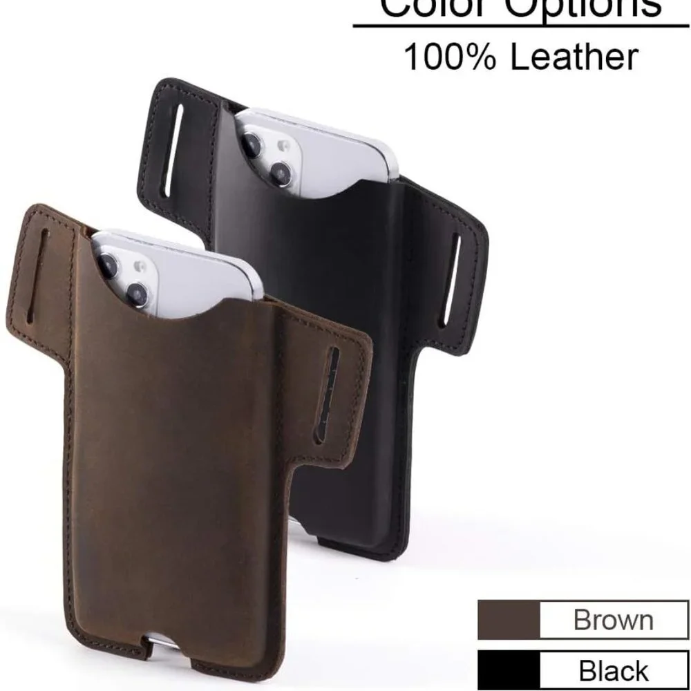 Mens Holster Waist Cellphone Loop Belt Bag Phone Pouch Wallet(1 Pack(Any Color))